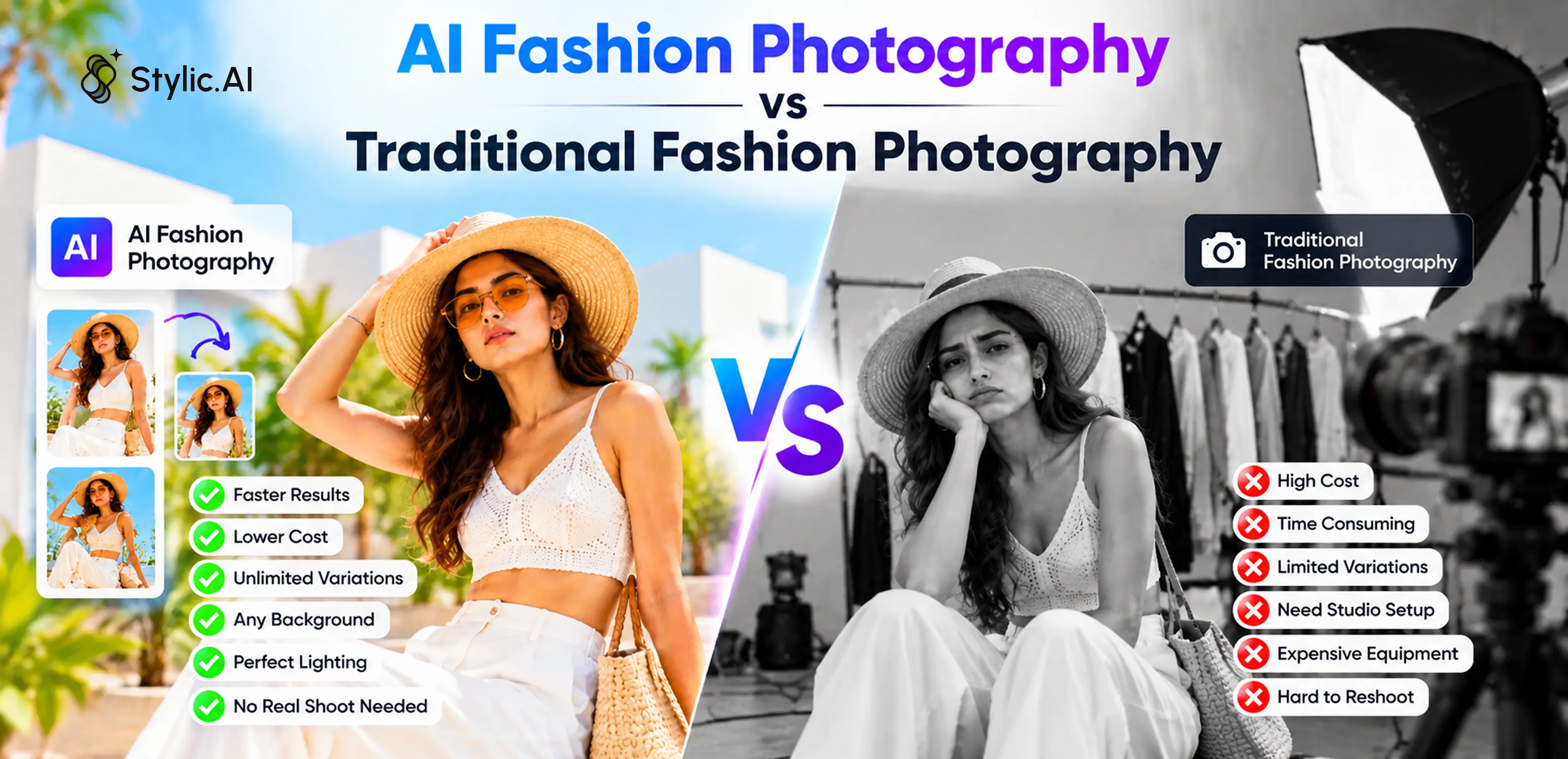 AI Fashion Photography vs Traditional Fashion Photography
